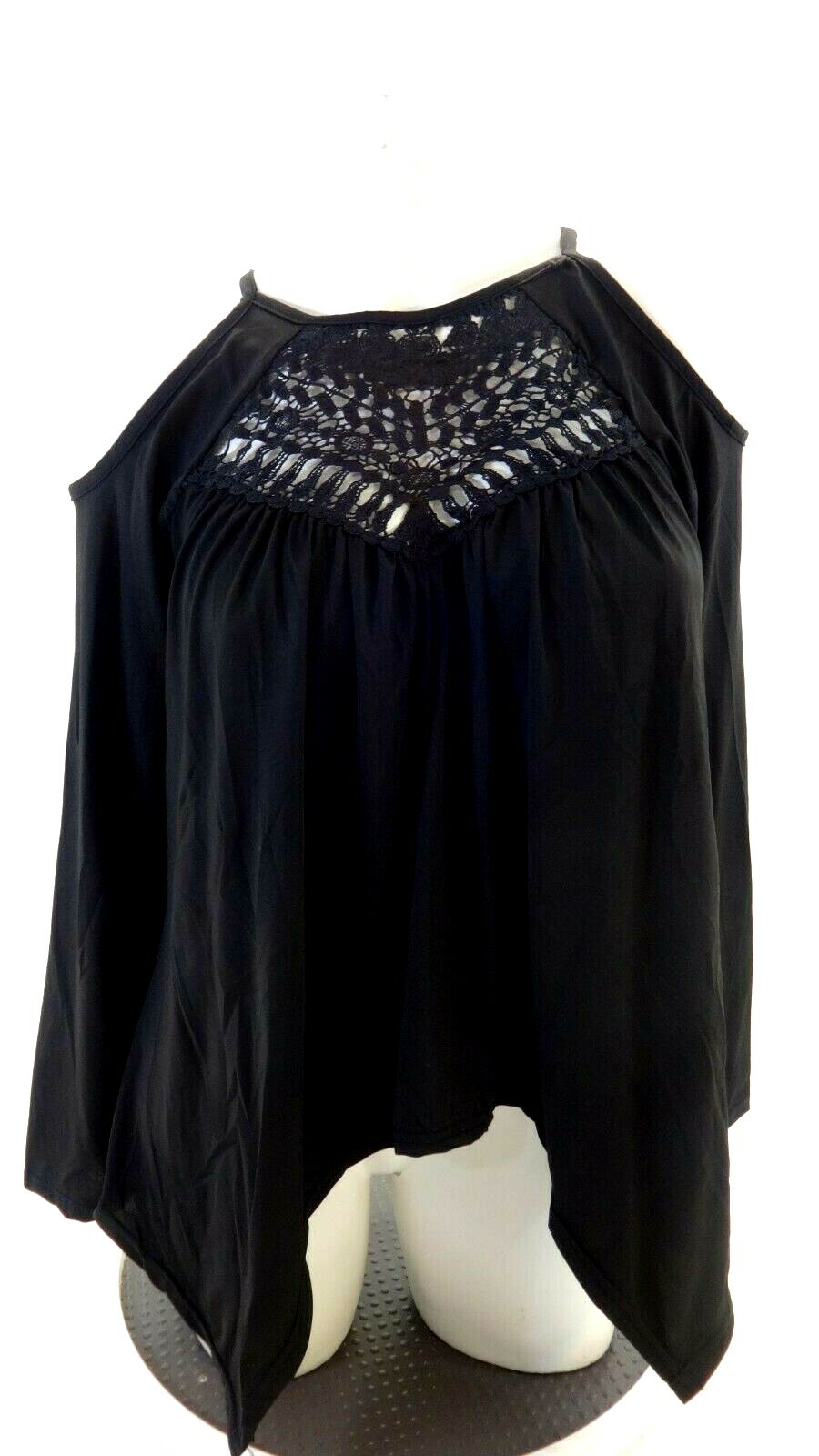 cold shoulder handkerchief top